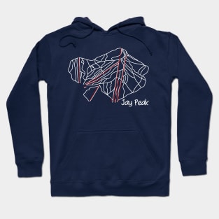 Jay Peak Trail Map Hoodie